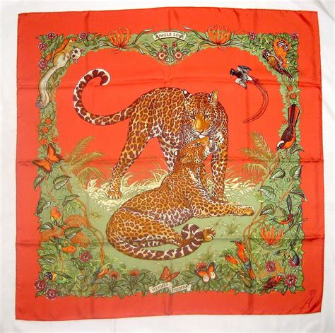 jungle hermes scarf|hermes silk scarf.